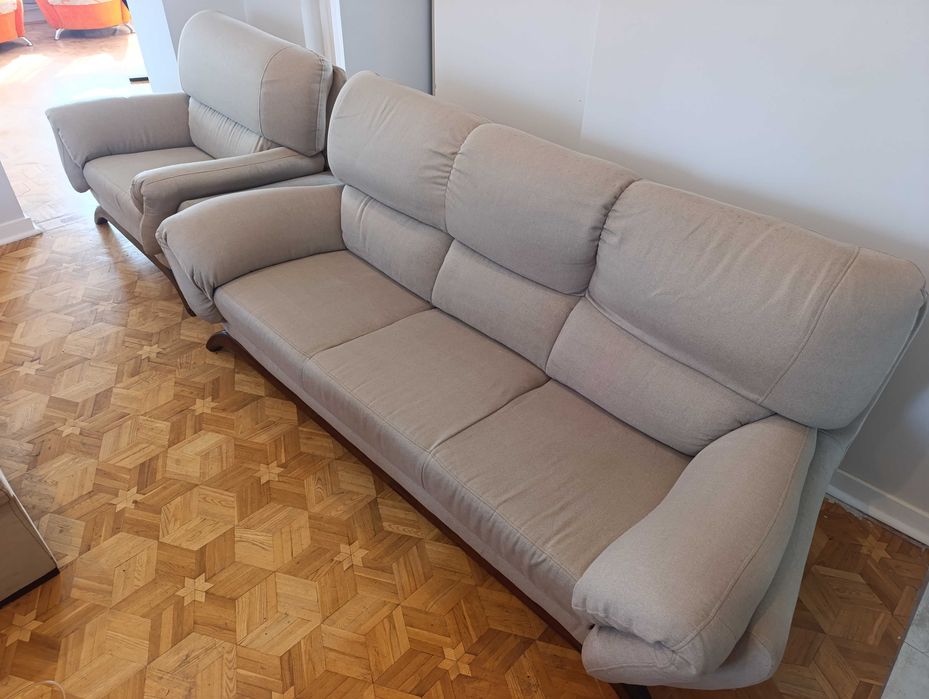 Komplet Wypoczynkowy Sofa+Fotel#Idealny*