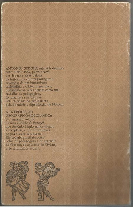 António Sérgio - Introd Geog.-Sociológica à Hist de Port Portes Grátis