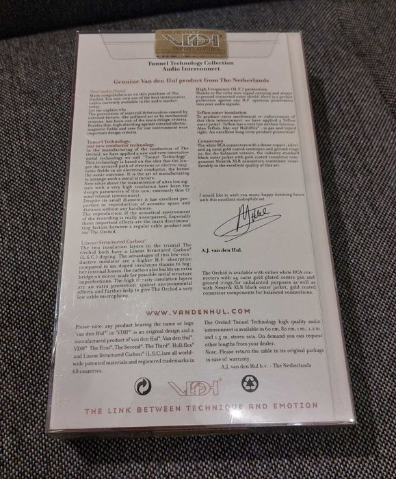 Interkonekt Van den Hul The Orchid 0.8 m