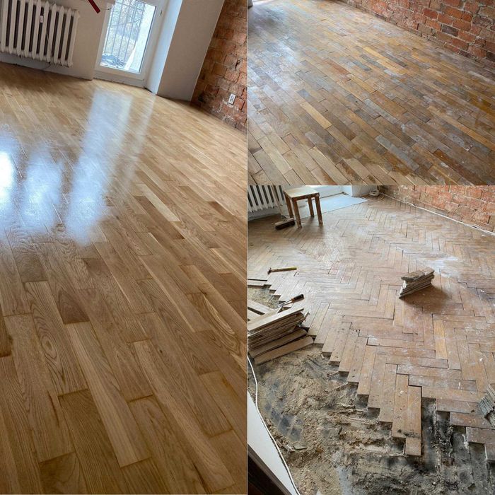 Cyklinowanie Parkietu oraz układanie nowych Parkietów i Desek