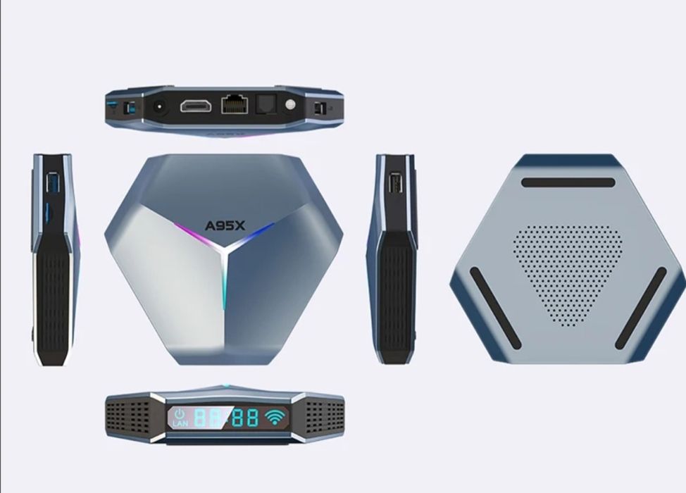 Smart TV Box 4/128GB  8K 4K HD WiFi5 BT LAN100M