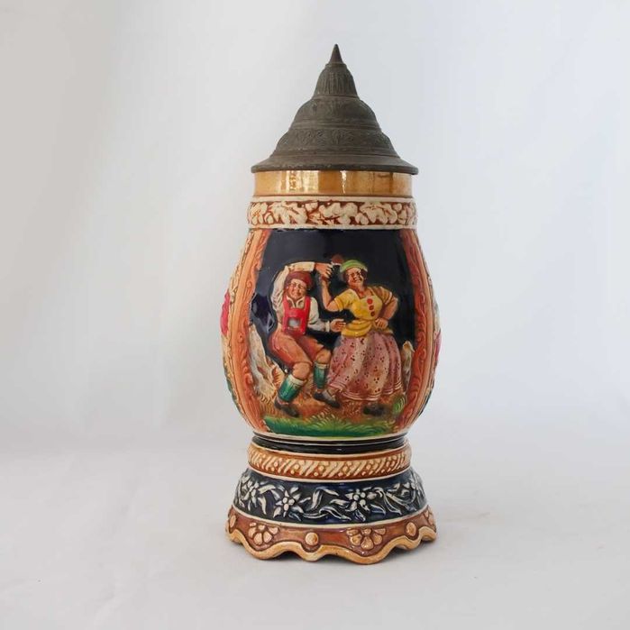 Conjunto de 2 canecas de cerveja alemãs