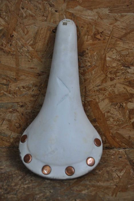 Siodło rowerowe Selle San Marco Regal białe siodełko retro szosa