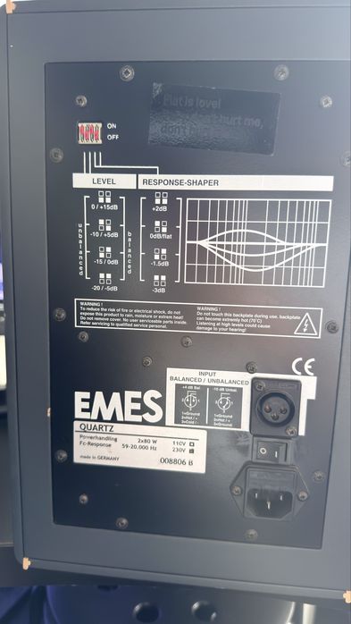 Monitores Estúdio Emes Quartz