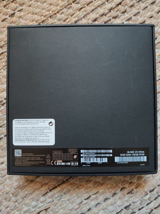 Xiaomi Mi Mix 2S desbloqueado, funcional e com caixa de origem+ 3 capas extras