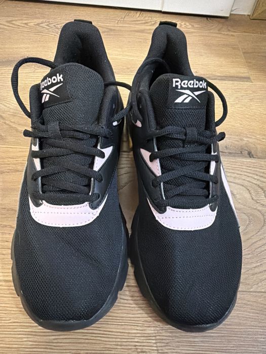 Nowe czarne sneakersy z rozowymi elementami Reebok CEO-RIDER V rozm.41