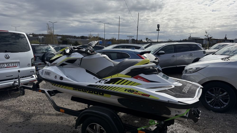 Skuter wodny Seadoo RXP 300rs  106mth stan idealny przyczepka zarejstr
