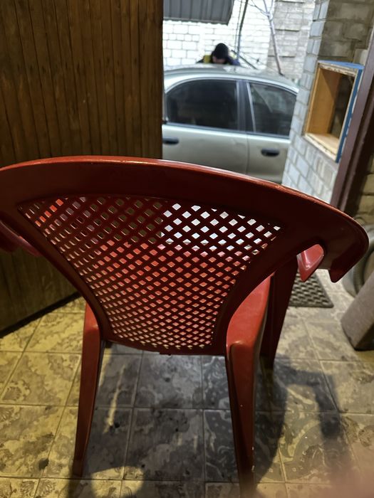 Стульці садові пластикові