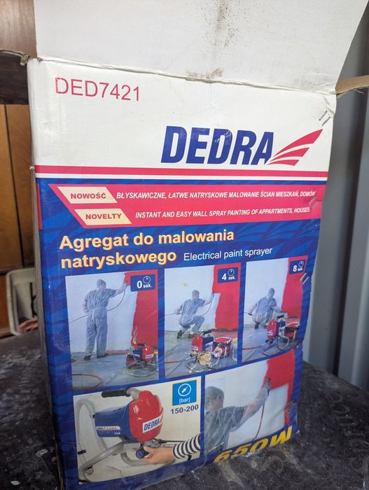 Agregat Malarski Hydrodynamiczny DEDRA DED7421 | 650W 205bar
