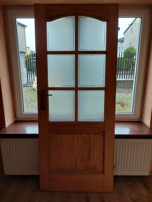 Drzwi drewniane kuchenne 80