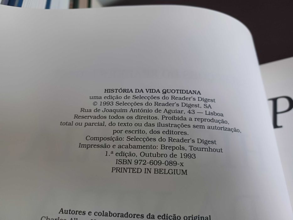 História da Vida Quotidiana - Seleções Reader’s Digest