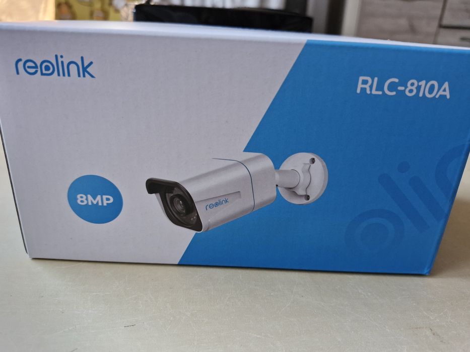 Kamera Tubowa PoE IP 8Mpx REOLINK RLC-810A Detekcja Ruchu WHITE biała