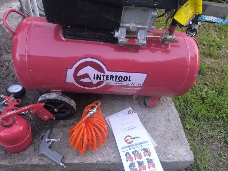 Компрессор intertool pt0003 50 л