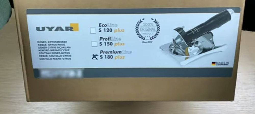 Nóż do kebaba Uyar 180 Nowy maszynka do krojenia