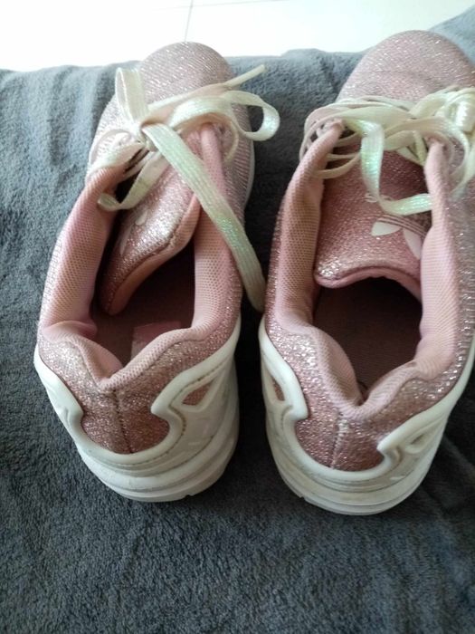 Buty adidas brokatowe różowe rozmiar 38