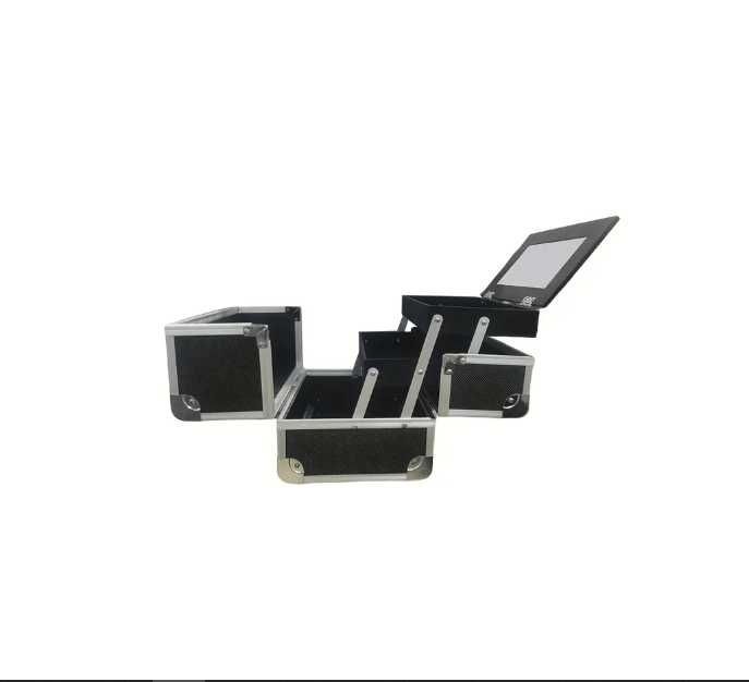 Estojo de Maquiagem - Mala de Maquiagem com espelho