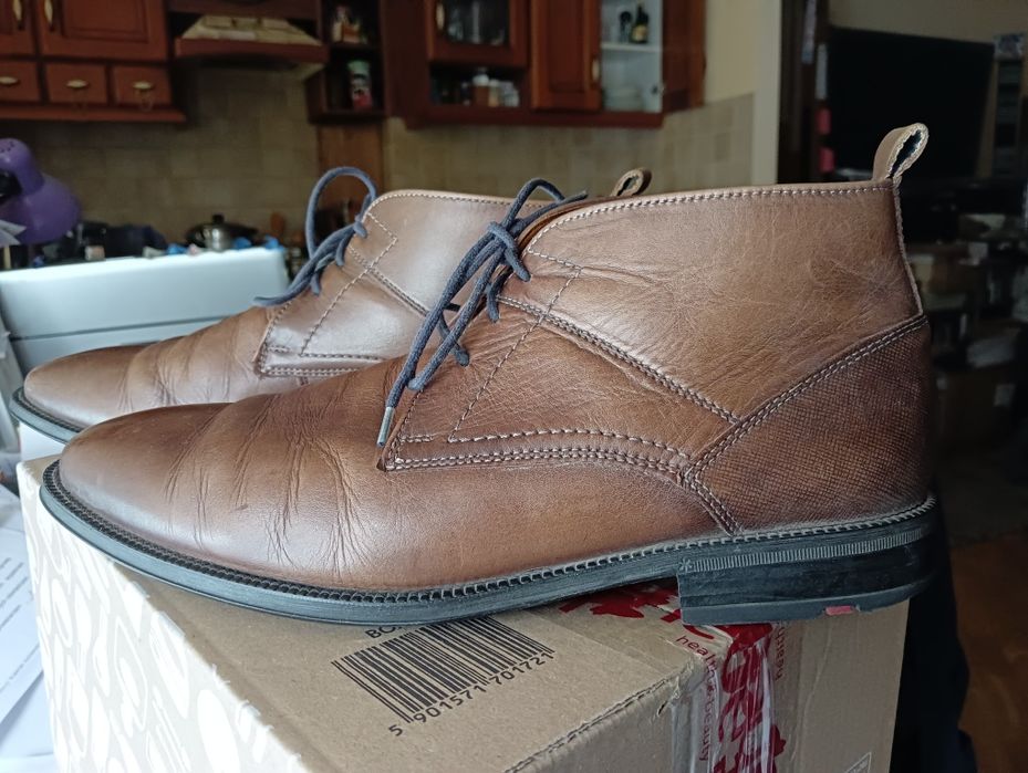 Buty skórzane Lloyd 41 sztyblety Germany trzewiki skóra ecco 26,5 cm