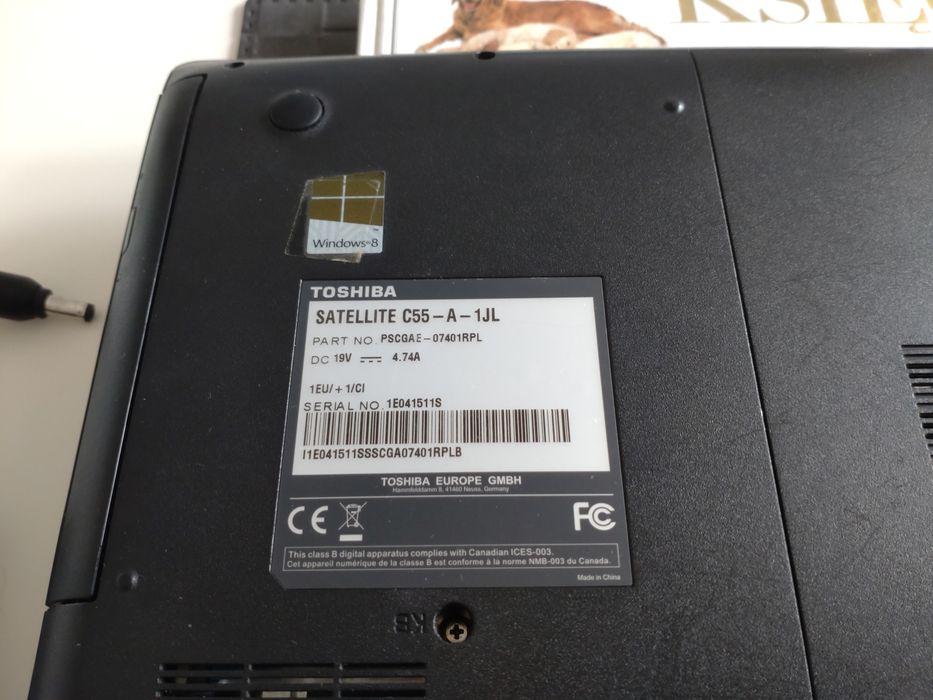 Laptop Toshiba C 55 A1 JL i3 HDD RAM