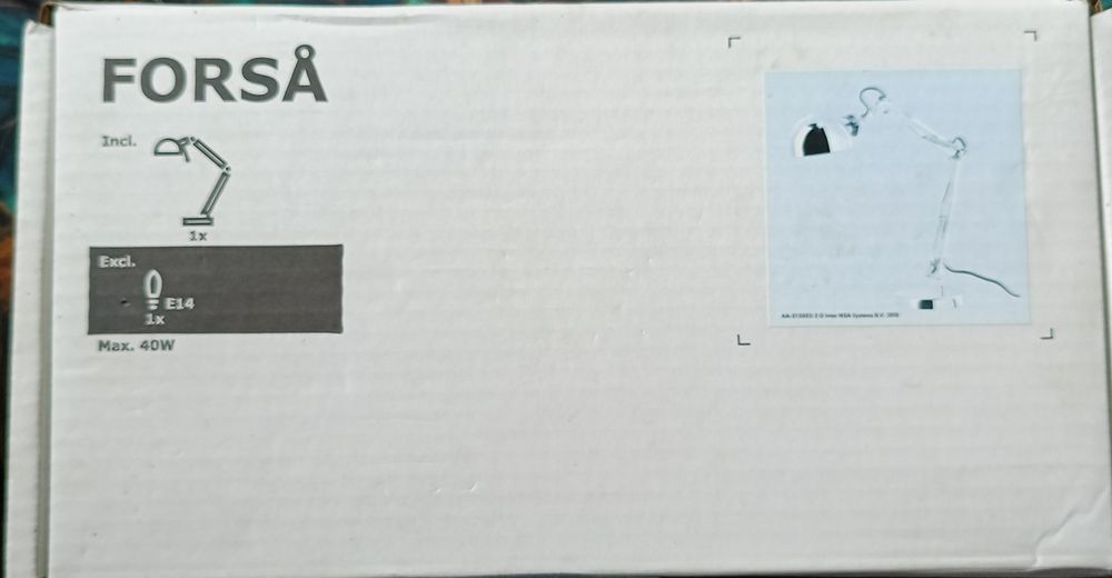 Lampka FORSA na biurko , do biura,warsztatu