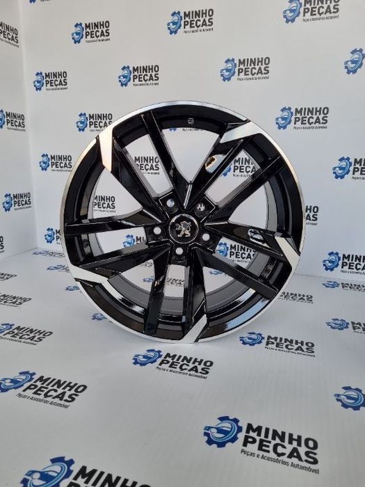 Jantes Peugeot 308 GTI em 17 Preto Brilho