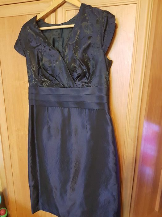 Garsonka sukienka weselna plus żakiet rozmiar 42