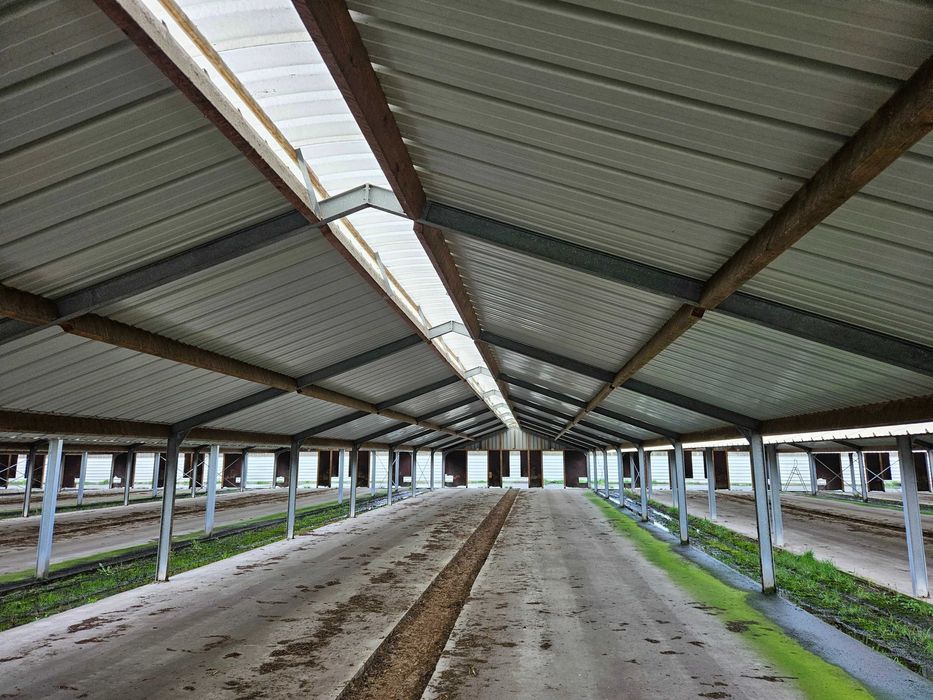 Konstrukcja stalowa 437 m2 wiata hala magazyn 8.10x54 m