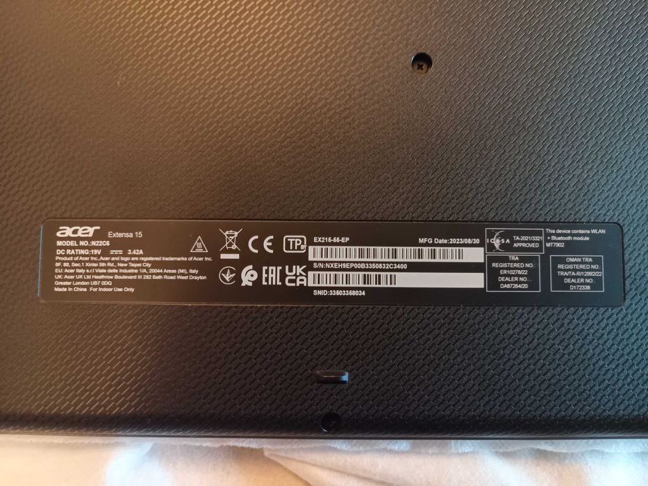 ACER Extensa  15 EX215-55-EP