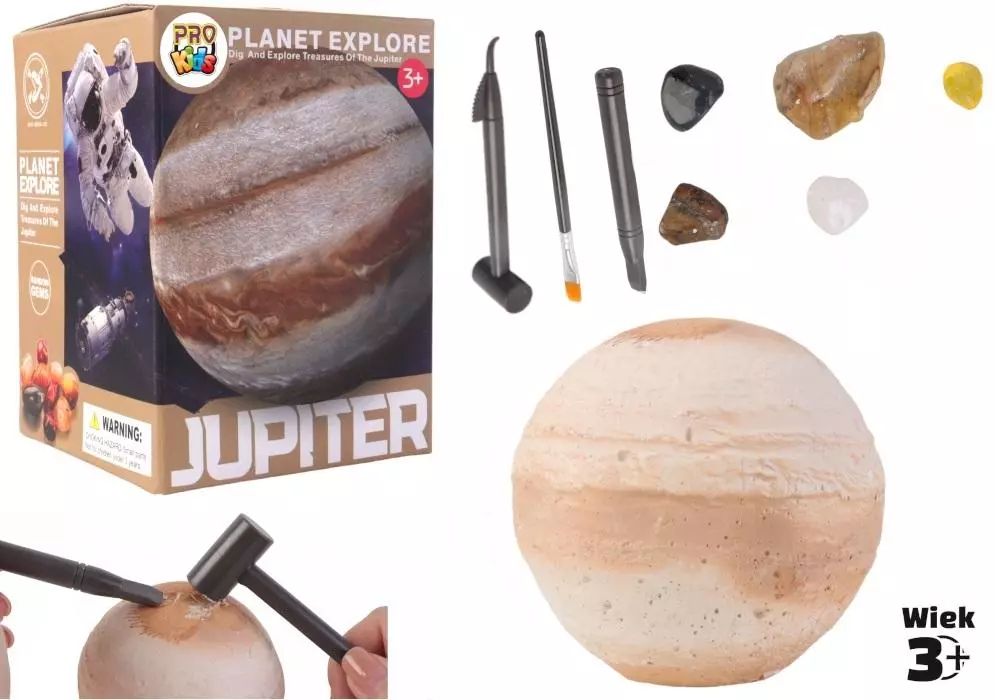 Wykopaliska minerałów planeta Jowisz. Pro Kids