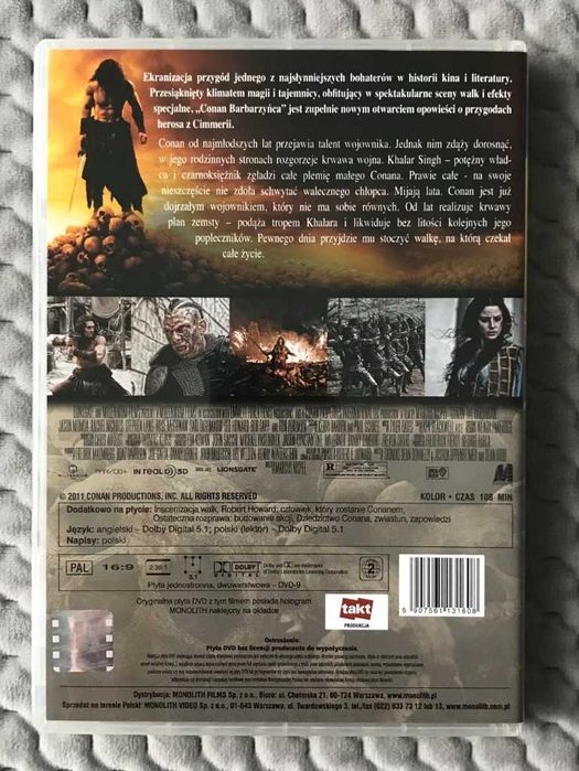 "Hercules" + "Conan Barbarzyńca" 2 DVD NIEUŻYWANE (napisy i lektor PL)