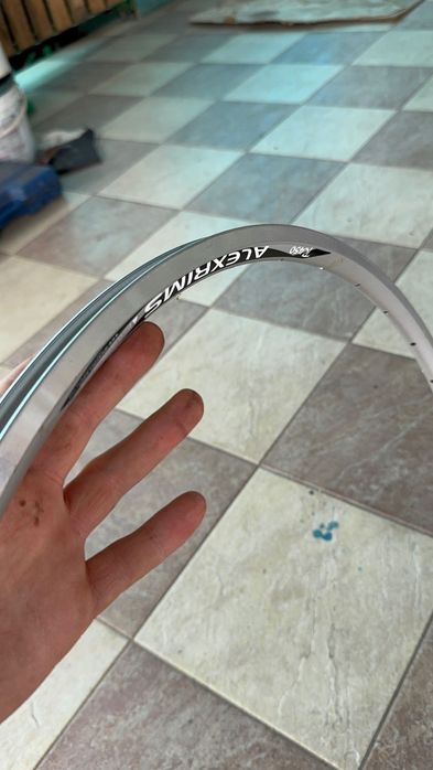 Велосипедний обод Alexrims на 36 спиць, алюмінієвий, білий