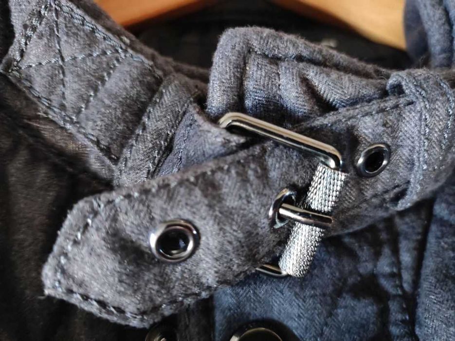 pikowana kurtka męska Zara modna casual slim fit miejska ciepła
