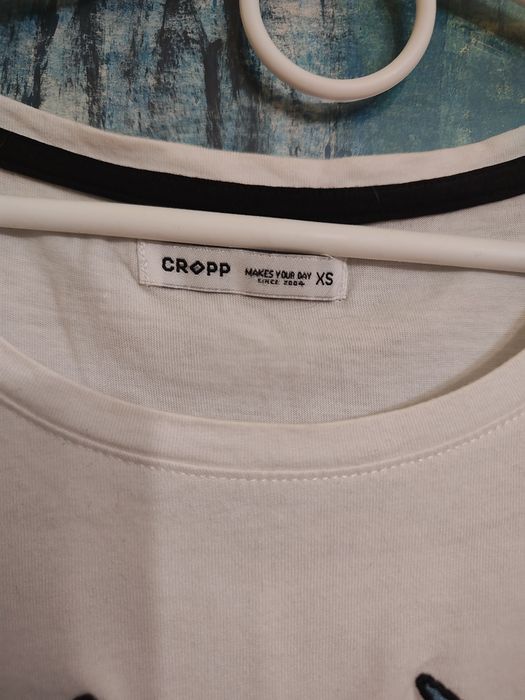 Koszulka biała damska Cropp XS T-shirt
