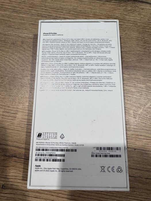 Iphone 15 pro max bateria 88%