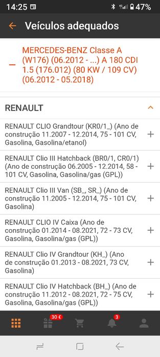 Alternadores vario material auto novo