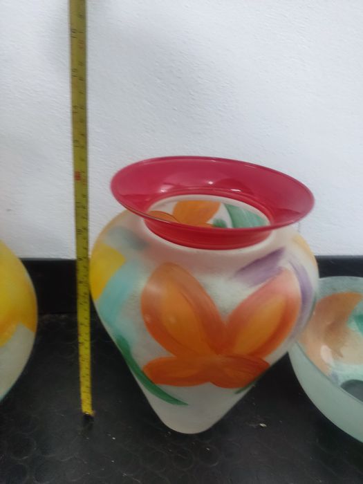 Conjunto jarras e fruteira