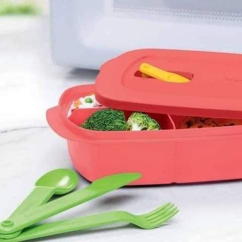 Crystalwave 1L com divisórias Tupperware Promoção