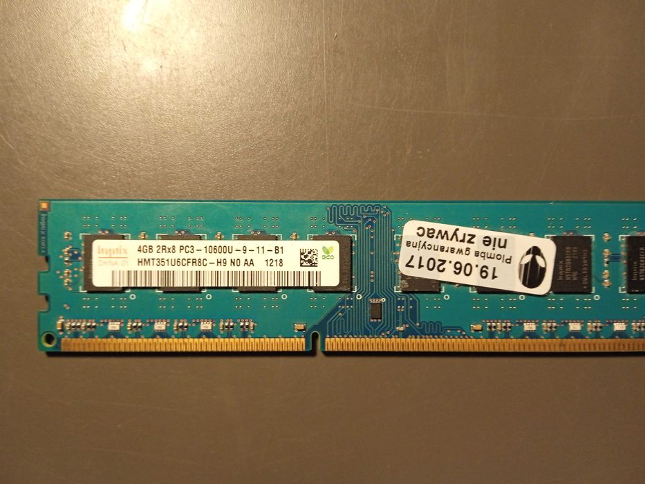 X2 Ram hp DDR3 4GB.