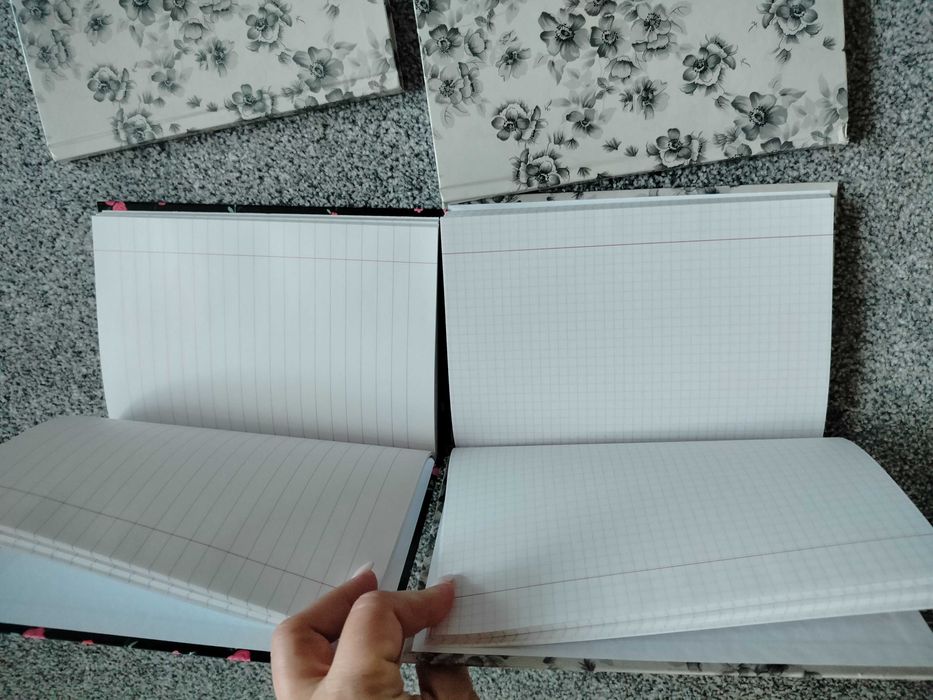 Zeszyt A5 twarda oprawa kratka grube linie Hamerlin