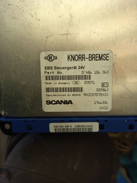 Sterownik Moduł EBS Scania R 1766306 0486106065