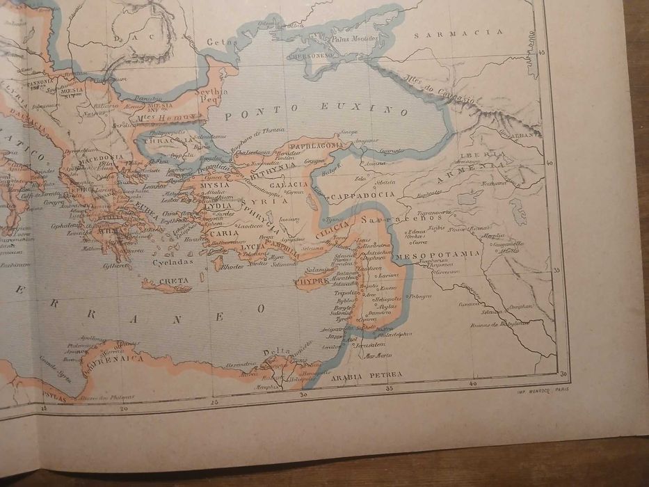 Mapa Republica Romana (Final do Séc XIX, Início Séc XX)