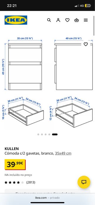 Vende-se conjunto completo de quarto IKEA