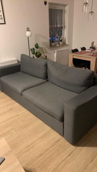 Sprzedam rozkładaną kanapę w kolorze szarym