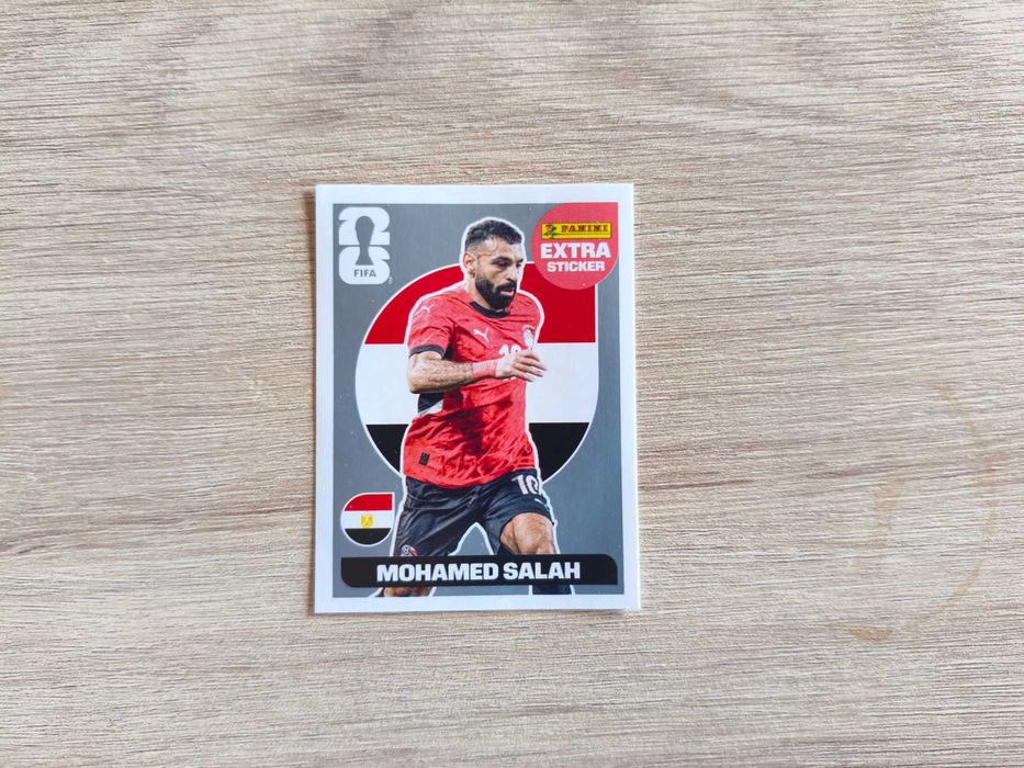Extra sticker prata Mohammed Salah mundial 2026