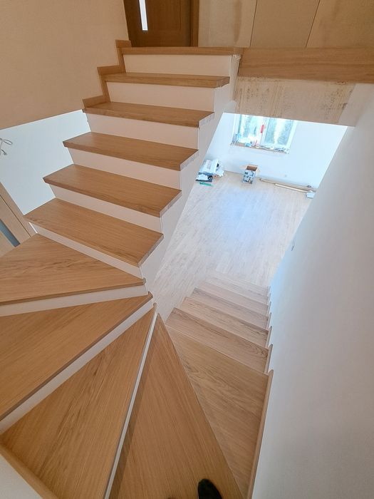 Schody drewniane dębowe Premium Producent