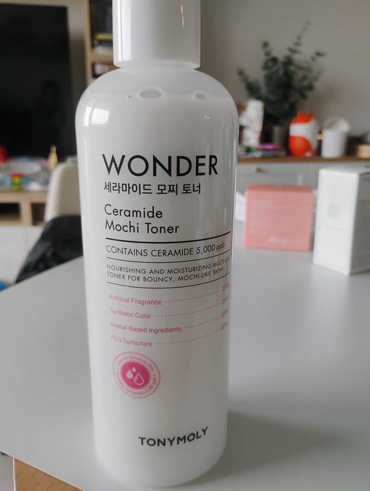 TonyMoly Wonder Ceramide Mochi Toner 500 ml NOWY