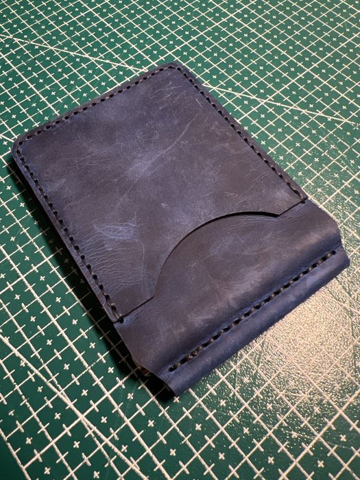 Cardholder portfel ze skóry crazy hourse