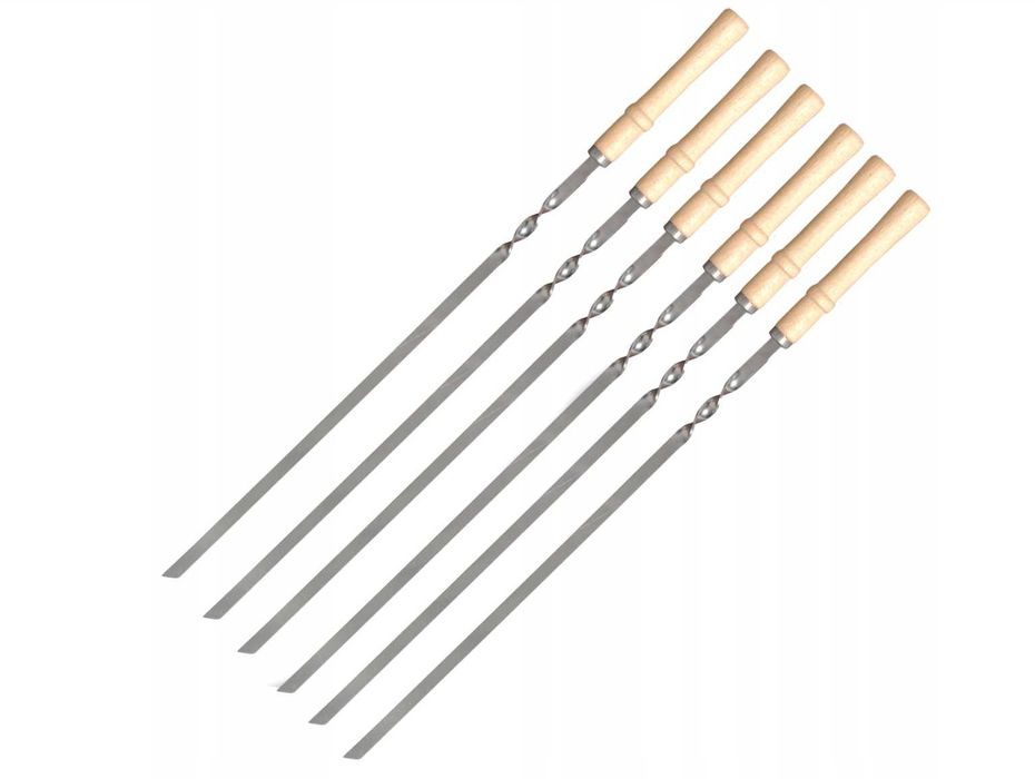 Składany mangal LIST 2 mm z akcesoriami – 6 szampurów i pokrowce