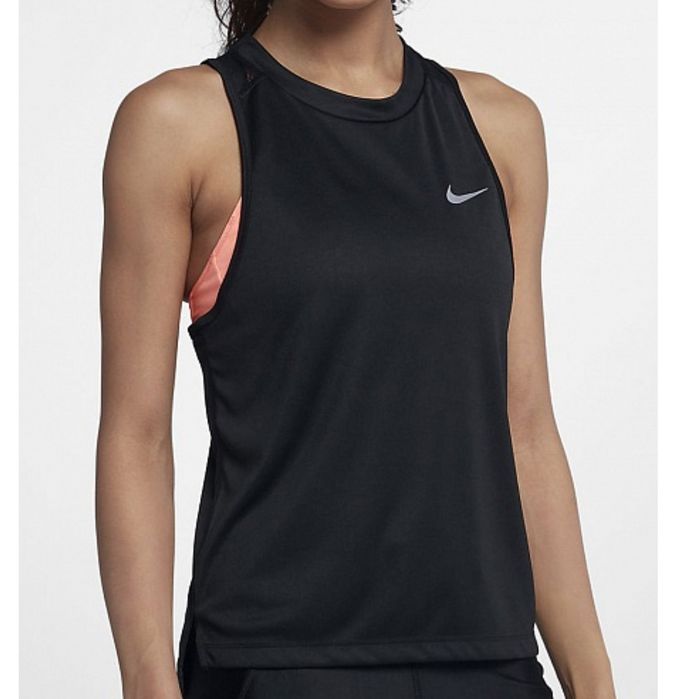 Nike koszulka sportowa damska logowana L