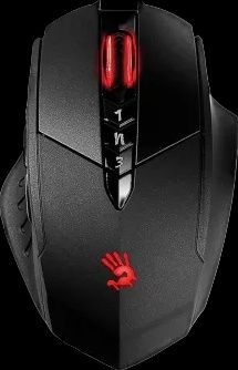 Миша ігрова A4-Tech Bloody V7M, чорна, з підсвічуванням, USB