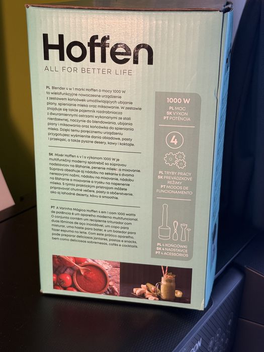 Mikser ręczny 4w1 Hoffen, nowy, 3 lata gwar, Wrocław